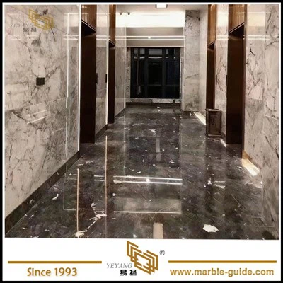 Gresie de marmură gri romantică