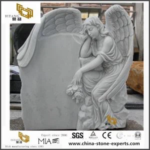 Memorialul cimitirul Monument de marmura cu gravura înger din chineză Monument companiei