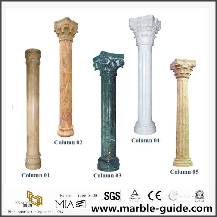 Natural Marble Stone Columns For Building Decoration Price
