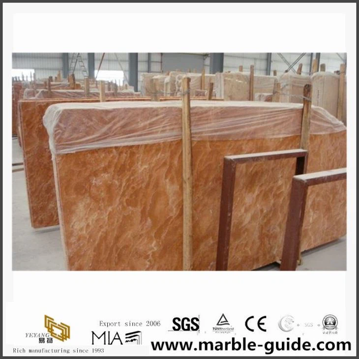 Marmură roșie de ceai Rosa Orange pentru materiale de construcție a pereților exteriori