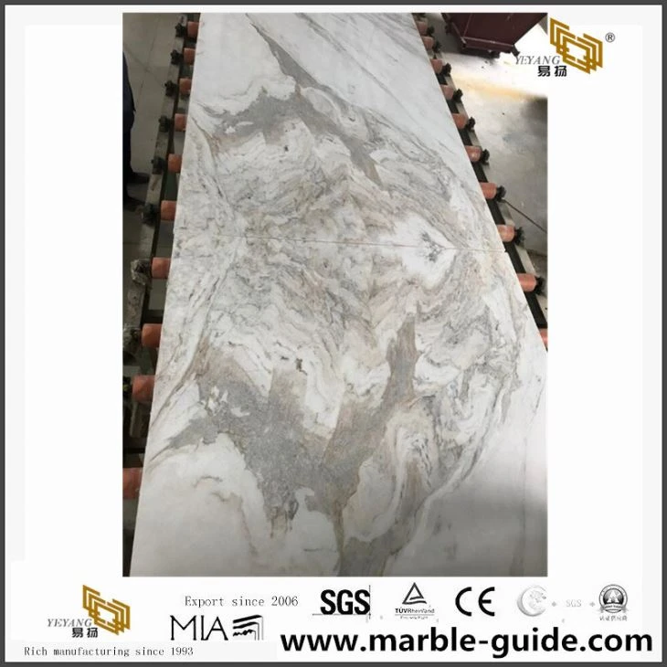 Charming Castro White Marble Slab Supplier