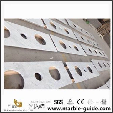 Alb Carrara Marmură Vanity Top