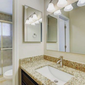 Venețian de aur granit Vanity Top