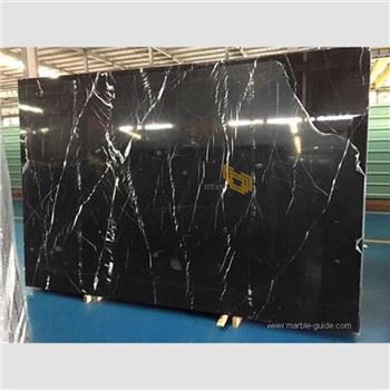 Plăci de marmură Nero Marquina de 3 cm negru